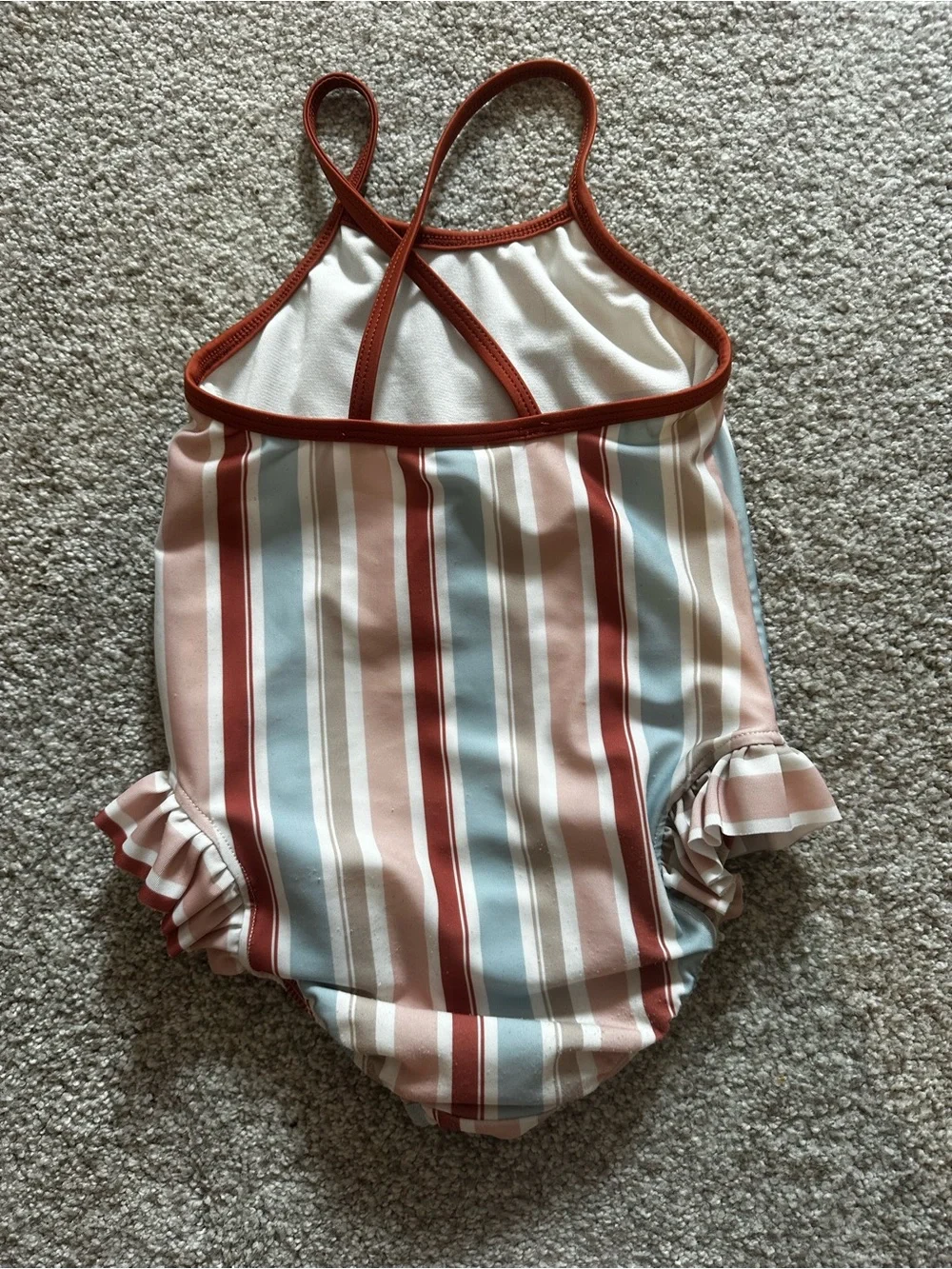 Little Co. by Lauren Conrad Toddler Girls One-Piece Swimsuit – Striped – Size 4T